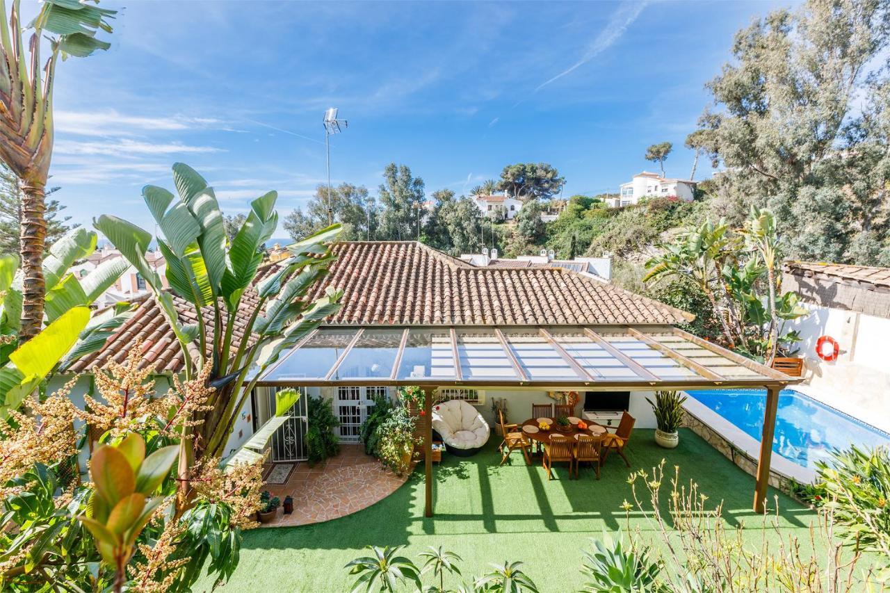 Villa La Orilla Benajarafe Bagian luar foto