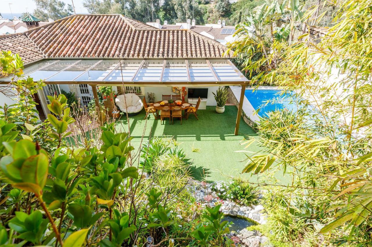 Villa La Orilla Benajarafe Bagian luar foto